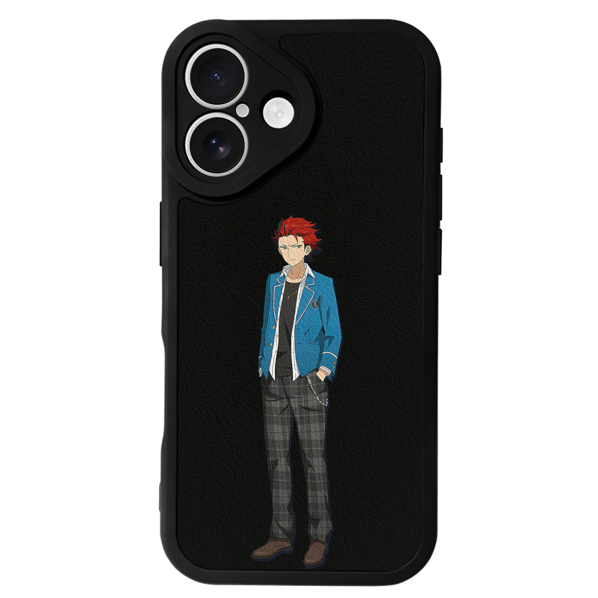 （画像用） あんさんぶるスターズ! Ensemble Stars 【iPhone 16シリーズ対応】シリコンスマホケース（レザー調） 材質：シリコン